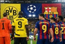 Aufstellungen: Teilnehmer: Borussia Dortmund Gegen FC Barcelona