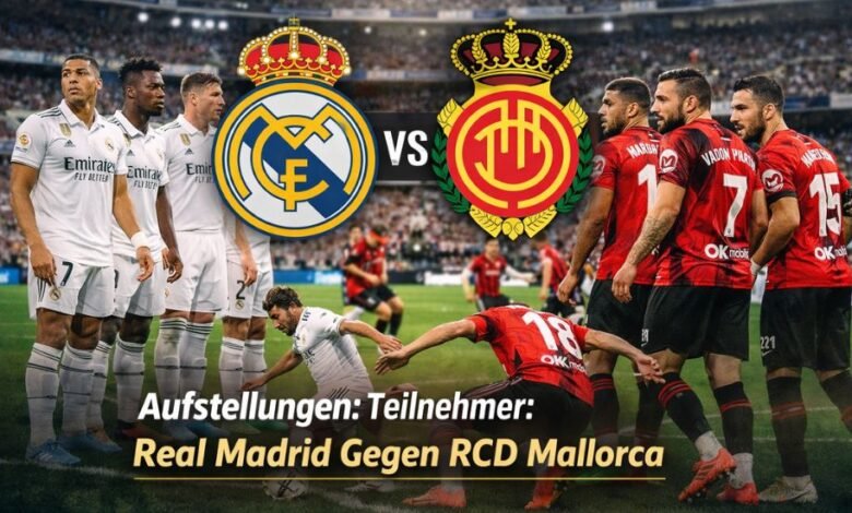 Aufstellungen: Teilnehmer: Real Madrid Gegen RCD Mallorca